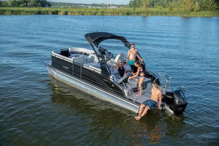 tritoon boats rentals lake of bays
